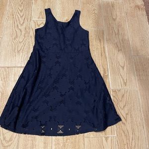 Girls Dark Blue Dress